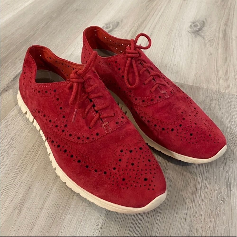Cole Haan Zerogrand suede oxfords